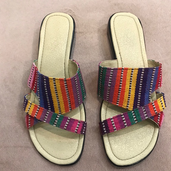 Shoes - Multi-color Sandals Made in Guatemala